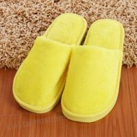 Mode herbst winter Hausschuhe aus Baumwolle Männer und Frauen des anti-slip innen warm Home Stay Schuhe dicken Leinen Paare Weiblich 37-39 39-40 für Gelb - PELB80L1